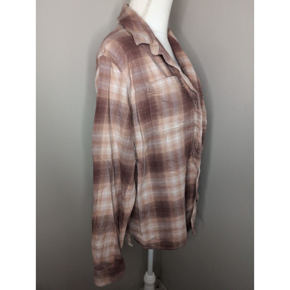 Carhartt rugged flex loose fit pink plaid button up sz M - Picture 3 of 10